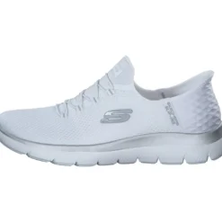 Damen Skechers Sneakers<150123, Slip-On-Sneaker, Damen, WHITE