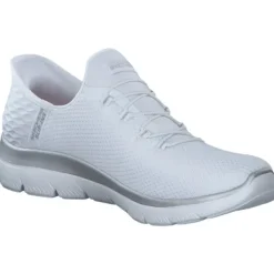 Damen Skechers Sneakers<150123, Slip-On-Sneaker, Damen, WHITE