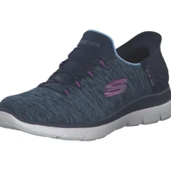 Damen Skechers Sneakers<149937, Slip-On-Sneaker, Damen, navy/pink