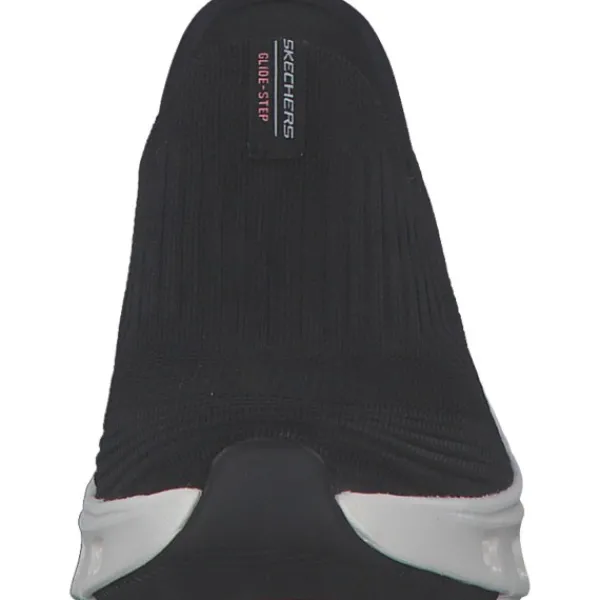 Damen Skechers Sneakers<150422, Slip-On-Sneaker, Damen, BLACK KNIT / PINK TRIM
