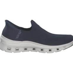 Damen Skechers Sneakers<150422, Slip-On-Sneaker, Damen, NAVY KNIT / BLUE TRIM