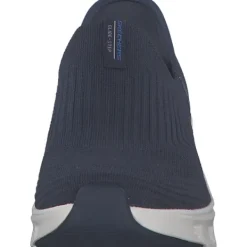 Damen Skechers Sneakers<150422, Slip-On-Sneaker, Damen, NAVY KNIT / BLUE TRIM