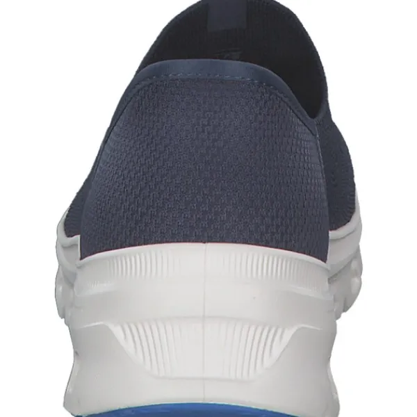 Damen Skechers Sneakers<150422, Slip-On-Sneaker, Damen, NAVY KNIT / BLUE TRIM