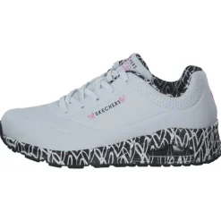 Damen Skechers Sneakers<155506, Sneakers Low, Damen, white/black