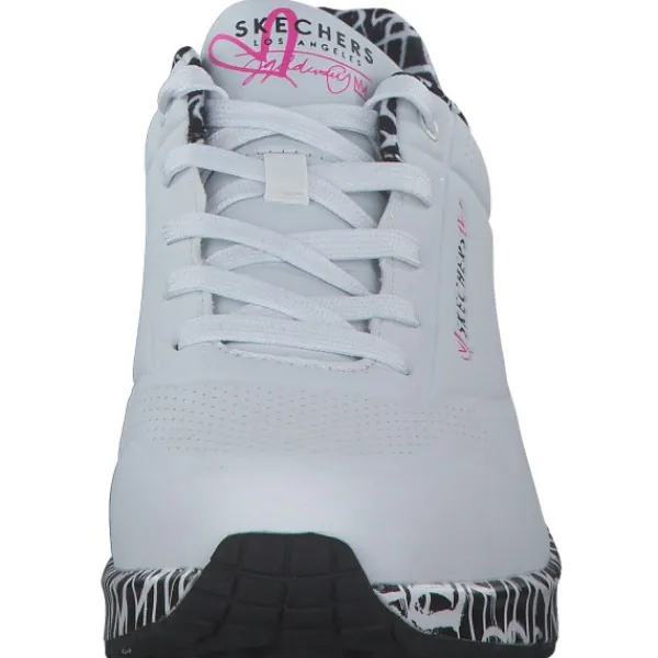 Damen Skechers Sneakers<155506, Sneakers Low, Damen, white/black