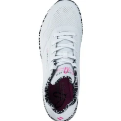 Damen Skechers Sneakers<155506, Sneakers Low, Damen, white/black