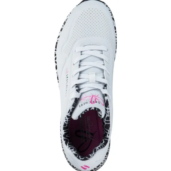 Damen Skechers Sneakers<155506, Sneakers Low, Damen, white/black