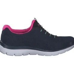 Damen Skechers Sneakers<12980, Sneakers Low, Damen, blau/pink