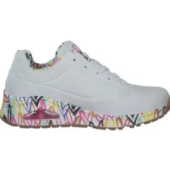 Damen Skechers Sneakers<155506, Sneakers Low, Damen, WHT Weiß