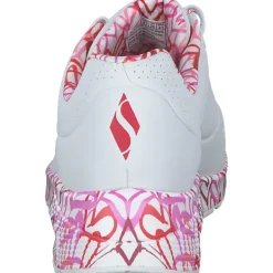 Damen Skechers Sneakers<155506, Sneakers Low, Damen, WRPK white/red/pink