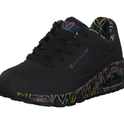 Damen Skechers Sneakers<155506, Sneakers Low, Damen, BBK schwarz