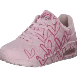 Damen Skechers Sneakers<155507, Sneakers Low, Damen, lt pink