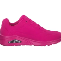 Damen Skechers Sneakers<73667, Sneakers Low, Damen, Pink (Neon Pink)