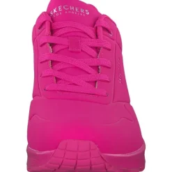 Damen Skechers Sneakers<73667, Sneakers Low, Damen, Pink (Neon Pink)