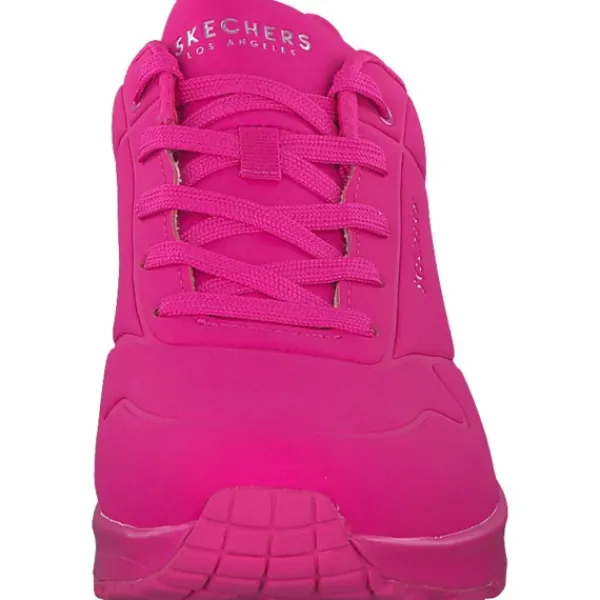 Damen Skechers Sneakers<73667, Sneakers Low, Damen, Pink (Neon Pink)