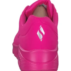 Damen Skechers Sneakers<73667, Sneakers Low, Damen, Pink (Neon Pink)