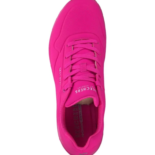 Damen Skechers Sneakers<73667, Sneakers Low, Damen, Pink (Neon Pink)