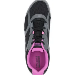 Damen Skechers Sneakers<128280, Sneakers Low, Damen, black/purple