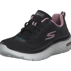 Damen Skechers Sneakers<124578, Sneakers Low, Damen, black/pink