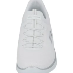 Damen Skechers Sneakers<12119, Sneakers Low, Damen, Weiß (White)