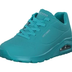 Damen Skechers Sneakers<73690, Sneakers Low, Damen, turquoise