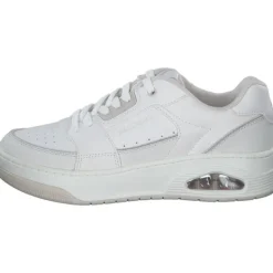 Damen Skechers Klassische- & Business Schuhe<177710 WHT Uno Courted Style, Schnürschuhe, Damen, Weiß