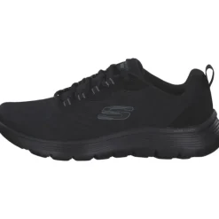 Damen Skechers Klassische- & Business Schuhe<150201-BBK FLEX APPEAL 5.0, Schnürschuhe, Damen, NAVY KNIT / PINK TRIM