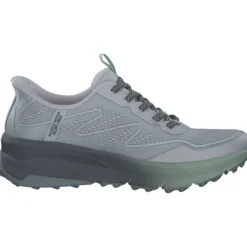 Damen Skechers Sneakers<180157-GYGR SWITCH BACK, Slip-On-Sneaker, Damen, GRAY / GREENTRIM