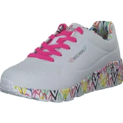 Damen Skechers Klassische- & Business Schuhe<314976L , Schnürschuhe, Damen, WEIß