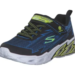 Kinder Skechers Slipper<400149L BKBL Light Storm 2.0, Slipper (Kinder), Kinder, black/blue/yellow