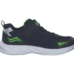 Kinder Skechers Slipper<403609L NVLM Mazematics, Slipper (Kinder), Kinder, navy/lime