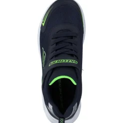 Kinder Skechers Slipper<403609L NVLM Mazematics, Slipper (Kinder), Kinder, navy/lime