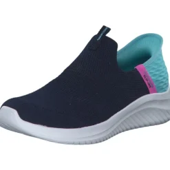 Kinder Skechers Slipper<303800L, Slipper (Kinder), Kinder, Blau - Marineblau