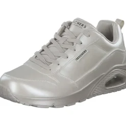 Damen Skechers Klassische- & Business Schuhe<177104-OFWT UNO-GALACTIC GAL, Schnürschuhe, Damen, White/Offwhite