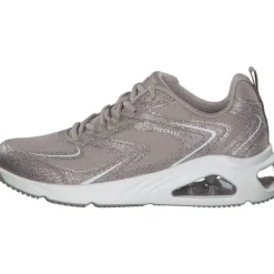 Damen Skechers Klassische- & Business Schuhe<177411-TPE TRES AIR UNO-GLIT AIRY, Schnürschuhe, Damen, TAUPE GLITTER