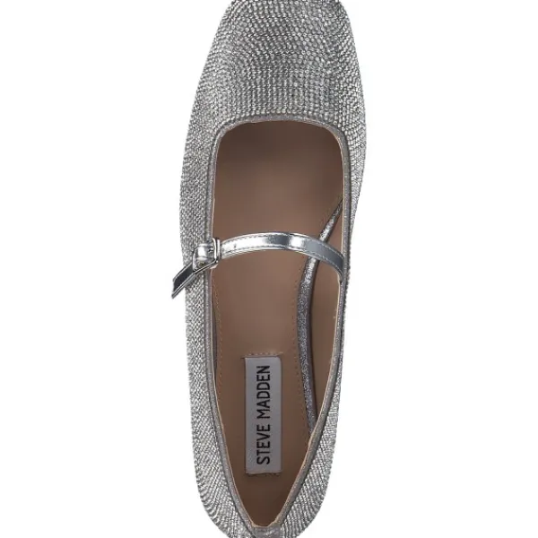 Damen Steve Madden Ballerinas<SM11003245-998 Ezri R, Ballerinas, Damen, silver rhinestones