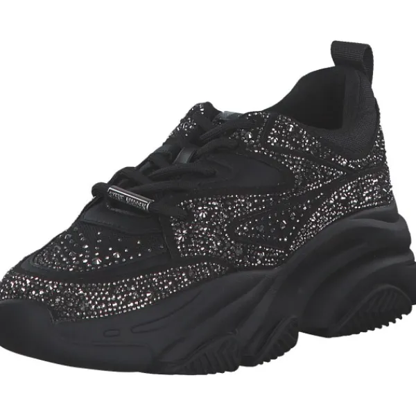 Damen Steve Madden Klassische- & Business Schuhe<SM19000082-915 Privy, Schnürschuhe, Damen, black/silver