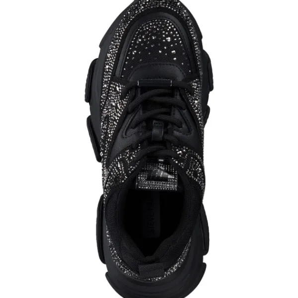 Damen Steve Madden Klassische- & Business Schuhe<SM19000082-915 Privy, Schnürschuhe, Damen, black/silver