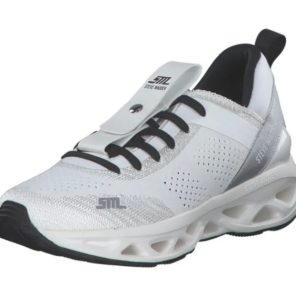 Damen Steve Madden Klassische- & Business Schuhe<SM11003055-196 Surge 1, Schnürschuhe, Damen, white/silver