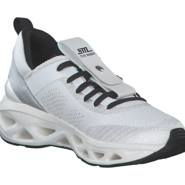 Damen Steve Madden Klassische- & Business Schuhe<SM11003055-196 Surge 1, Schnürschuhe, Damen, white/silver