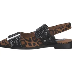 Damen Steve Madden Pantoletten & Badeschuhe<SM11003508-BLO Grand Ave-L, Pantoletten & Badeschuhe, Damen, black/leopard