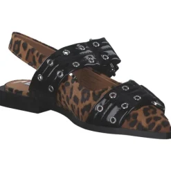 Damen Steve Madden Pantoletten & Badeschuhe<SM11003508-BLO Grand Ave-L, Pantoletten & Badeschuhe, Damen, black/leopard