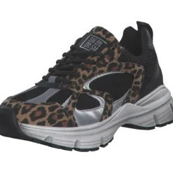 Damen Steve Madden Klassische- & Business Schuhe<SM11001908-BLO Plaja, Schnürschuhe, Damen, black/leopard