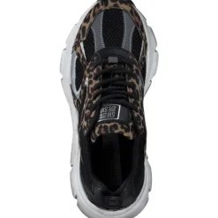 Damen Steve Madden Klassische- & Business Schuhe<SM11001908-BLO Plaja, Schnürschuhe, Damen, black/leopard