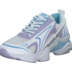 Damen Steve Madden Klassische- & Business Schuhe<Speedster SM19000122, Schnürschuhe, Damen, WHITE/BB LAVENDER
