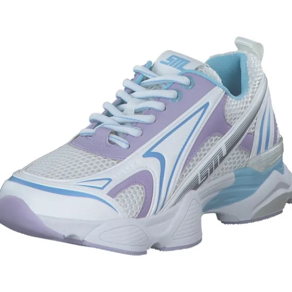 Damen Steve Madden Klassische- & Business Schuhe<Speedster SM19000122, Schnürschuhe, Damen, WHITE/BB LAVENDER