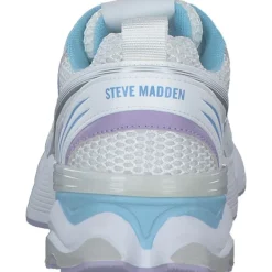 Damen Steve Madden Klassische- & Business Schuhe<Speedster SM19000122, Schnürschuhe, Damen, WHITE/BB LAVENDER