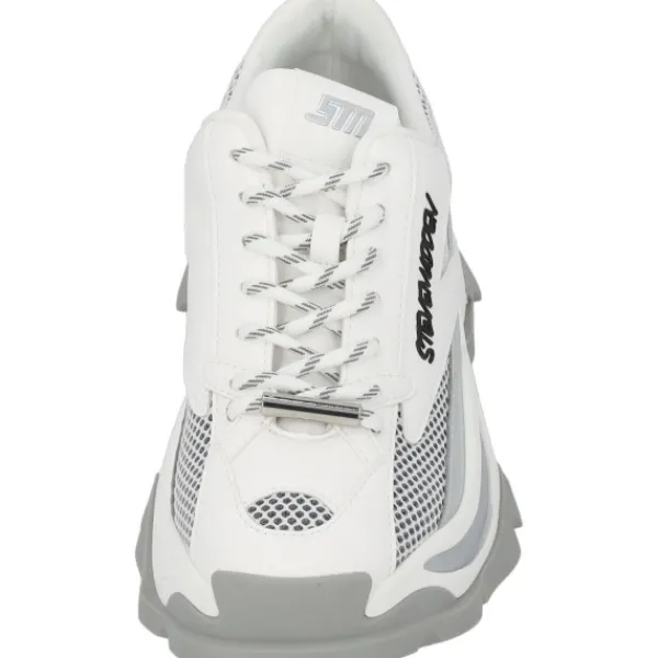 Damen Steve Madden Klassische- & Business Schuhe<Zoomz SM11002327, Schnürschuhe, Damen, weiß grau