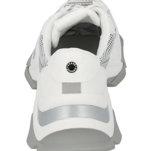 Damen Steve Madden Klassische- & Business Schuhe<Zoomz SM11002327, Schnürschuhe, Damen, weiß grau