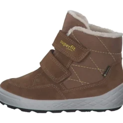 Kinder Superfit Lauflernschuhe<1-106314-3000 Stiefelette Leder, Lauflernschuhe, Kinder, BRAUN/GELB